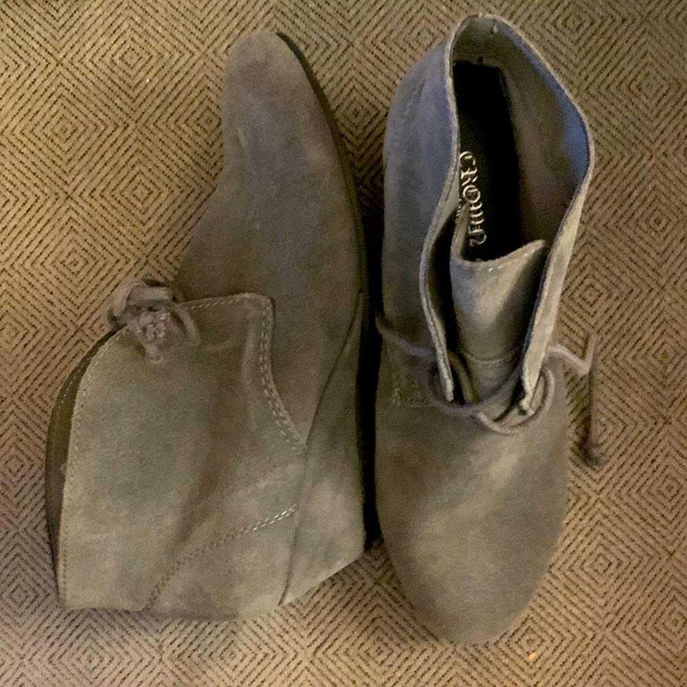 Gray Booties